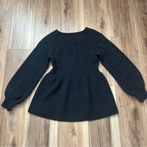 SHEIN Black Textured Women's Sweater Size Small